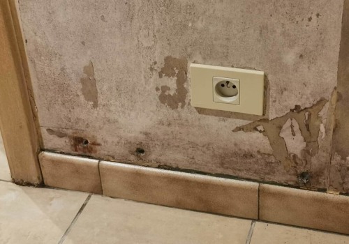 Wat gebeurt er als je muur nat wordt?